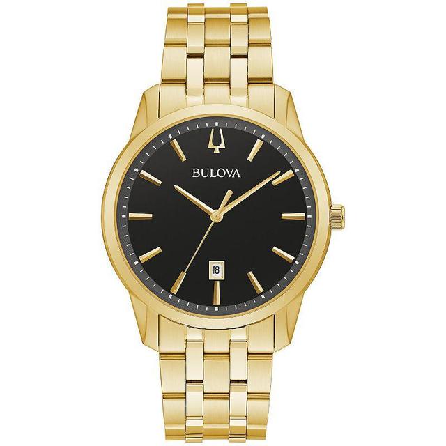 Bulova Mens Classic Stainless Steel Watch - 97B194 Gold Tone Product Image