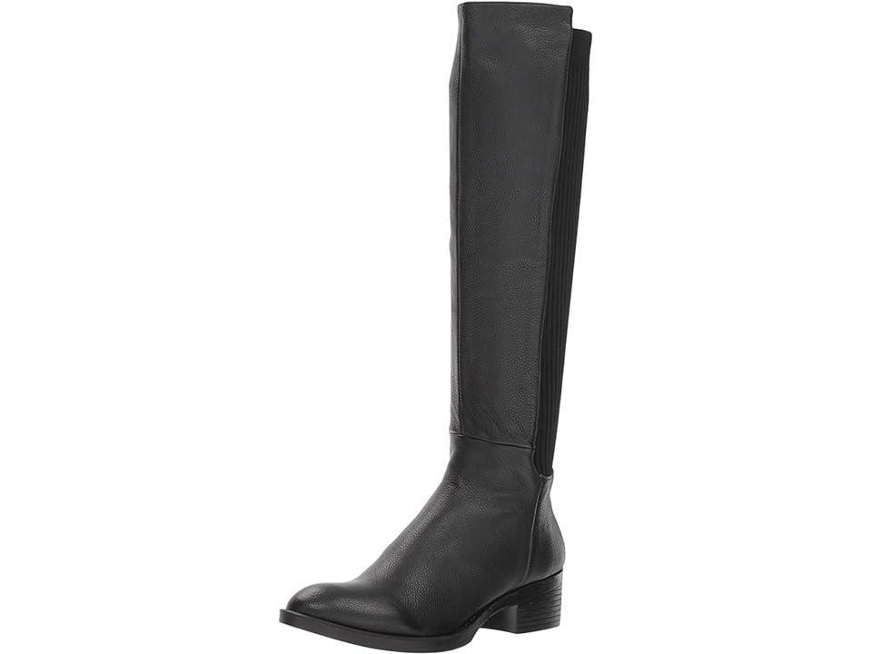 Kenneth Cole | Levon Leather & Rib Knit Knee Boot Product Image