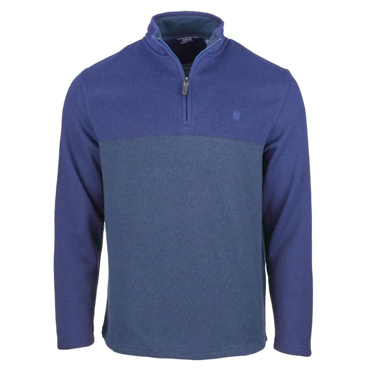 IZOD Men's Sweater Fleece Color 1/4 Zip Product Image