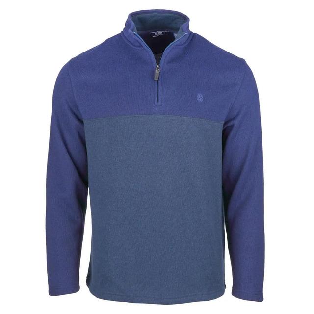 IZOD Men's Sweater Fleece Color 1/4 Zip Product Image