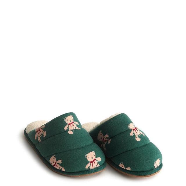 Vera Bradley Slippers Women in Bear Mosaic Green/Brown Small Product Image