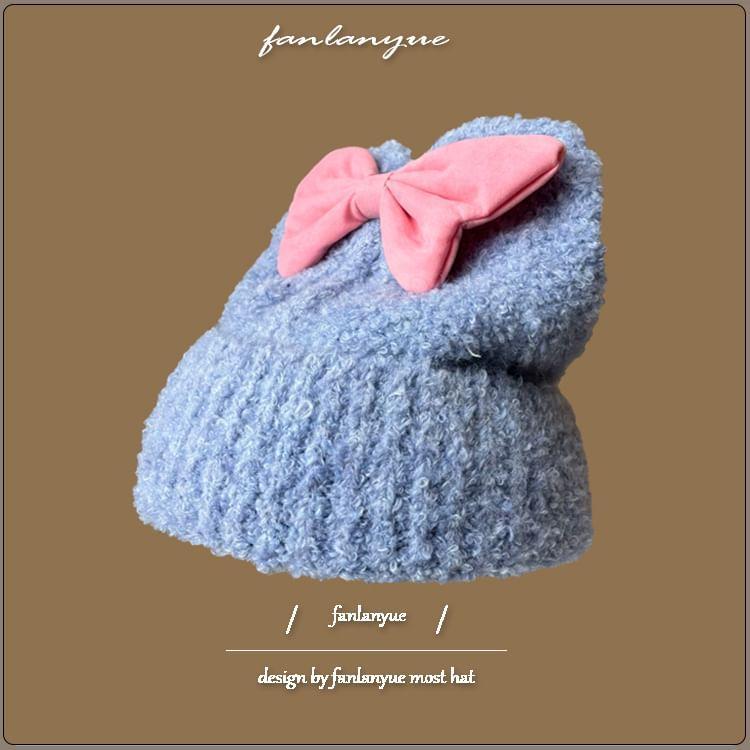 Plain Bow Beanie product image