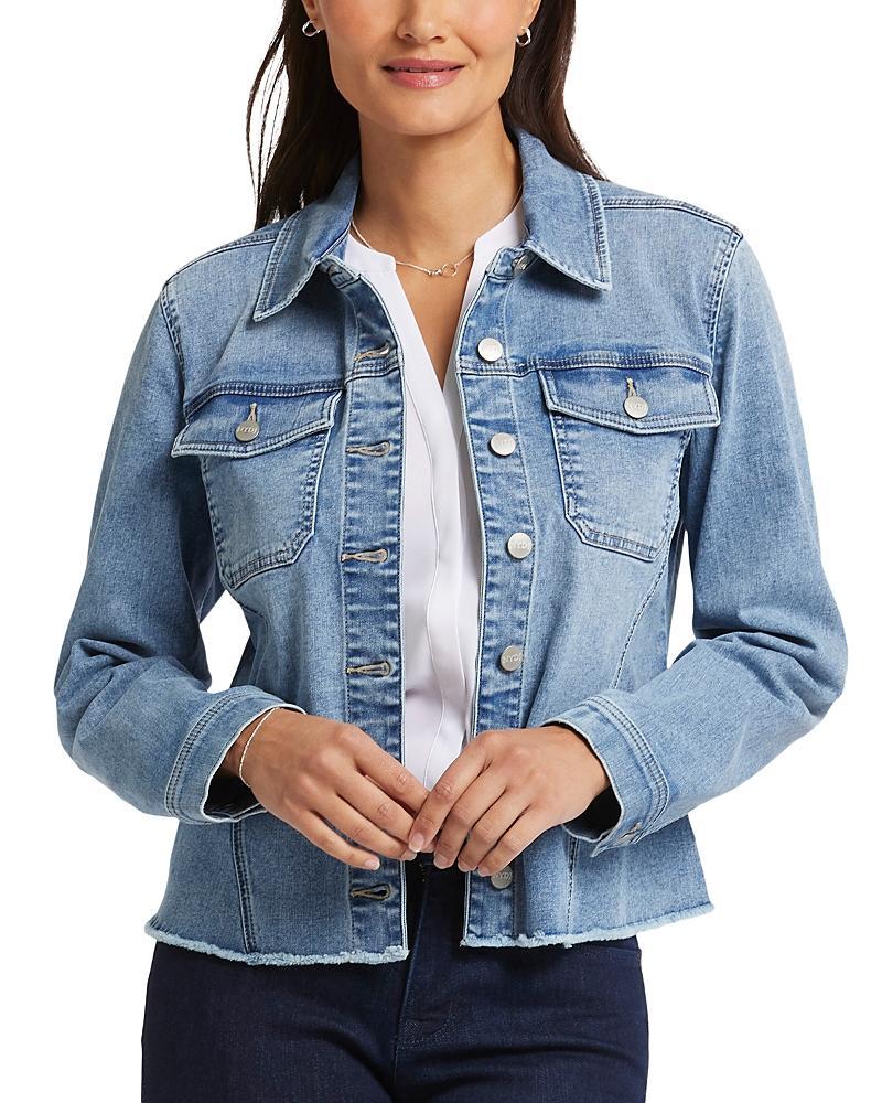 Nydj Frayed Hem Jean Jacket Product Image