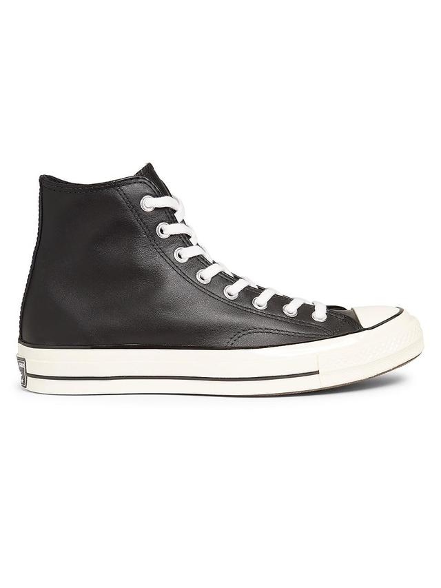 Mens Unisex Chuck 70 Leather High-Top Sneakers Product Image