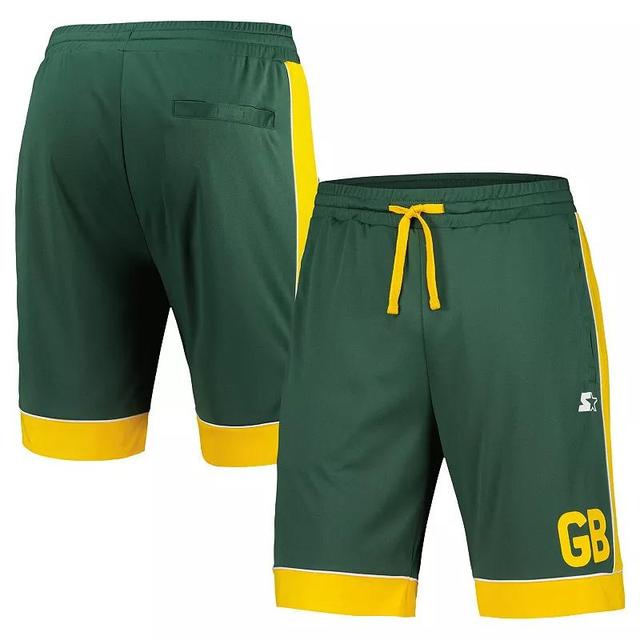 Mens Starter /Gold Bay Packers Vintage Fan Favorite Shorts Product Image