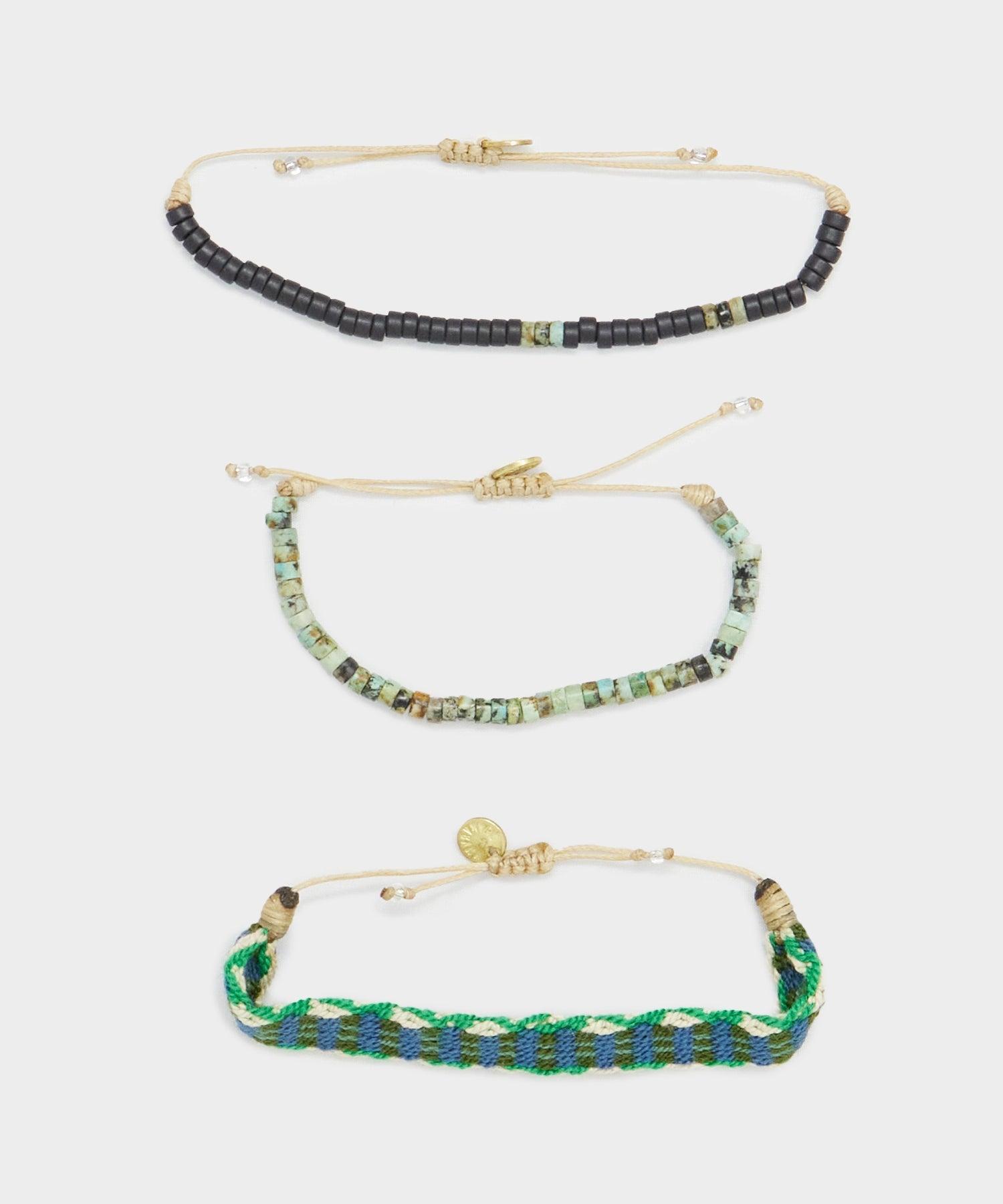 Guanbana Bracelet Set in Jade Green Product Image