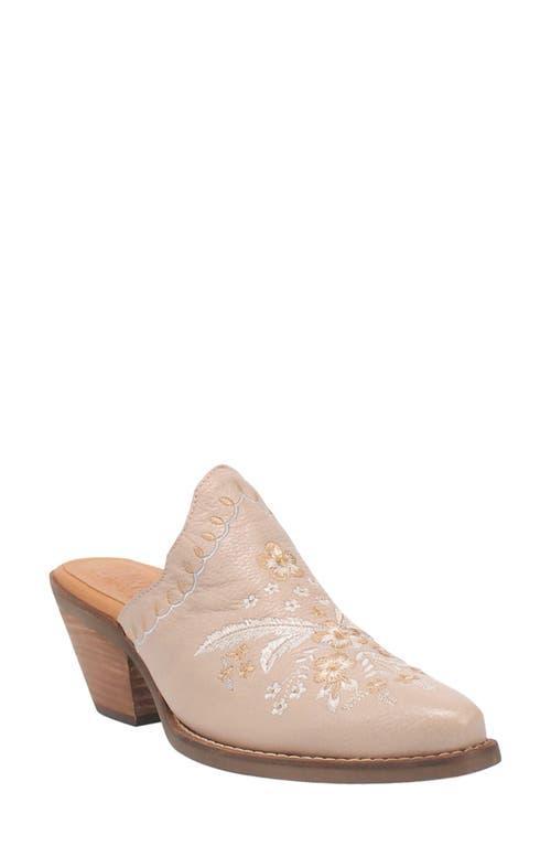 Dingo Wildflower Leather Floral Embroidered Western Mules Product Image