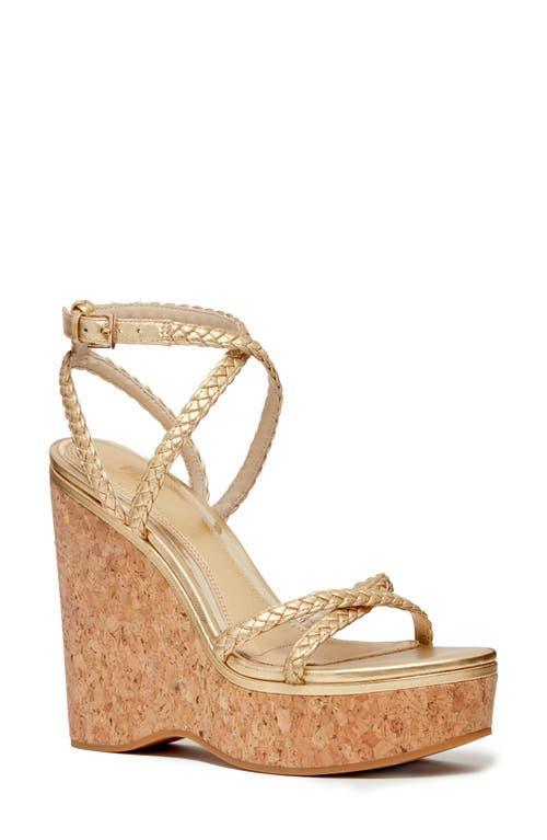 PAIGE Hazel Ankle Strap Platform Wedge Sandal Product Image