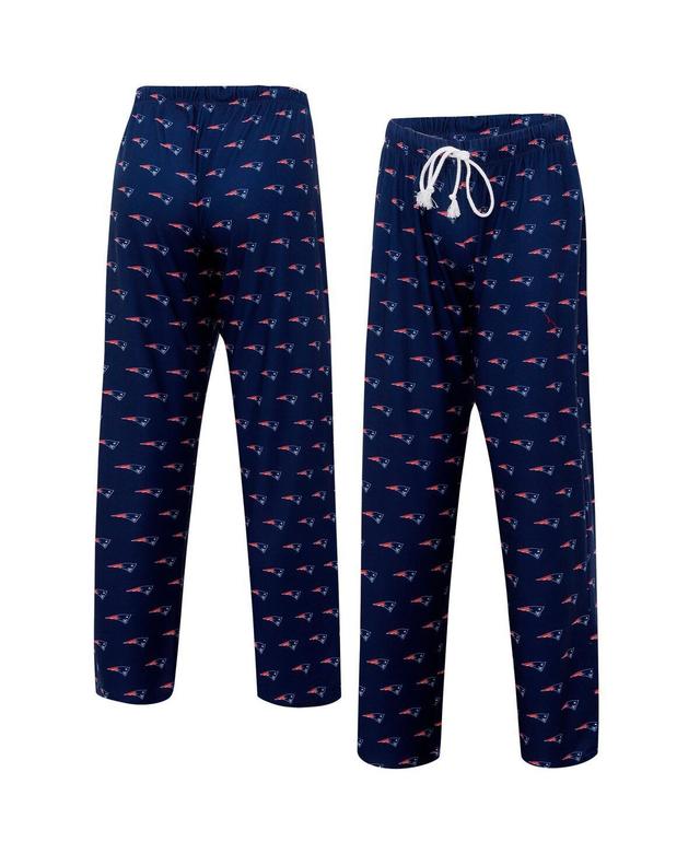 Womens Concepts Sport Navy New England Patriots Gauge Allover Print Sleep Pants Product Image