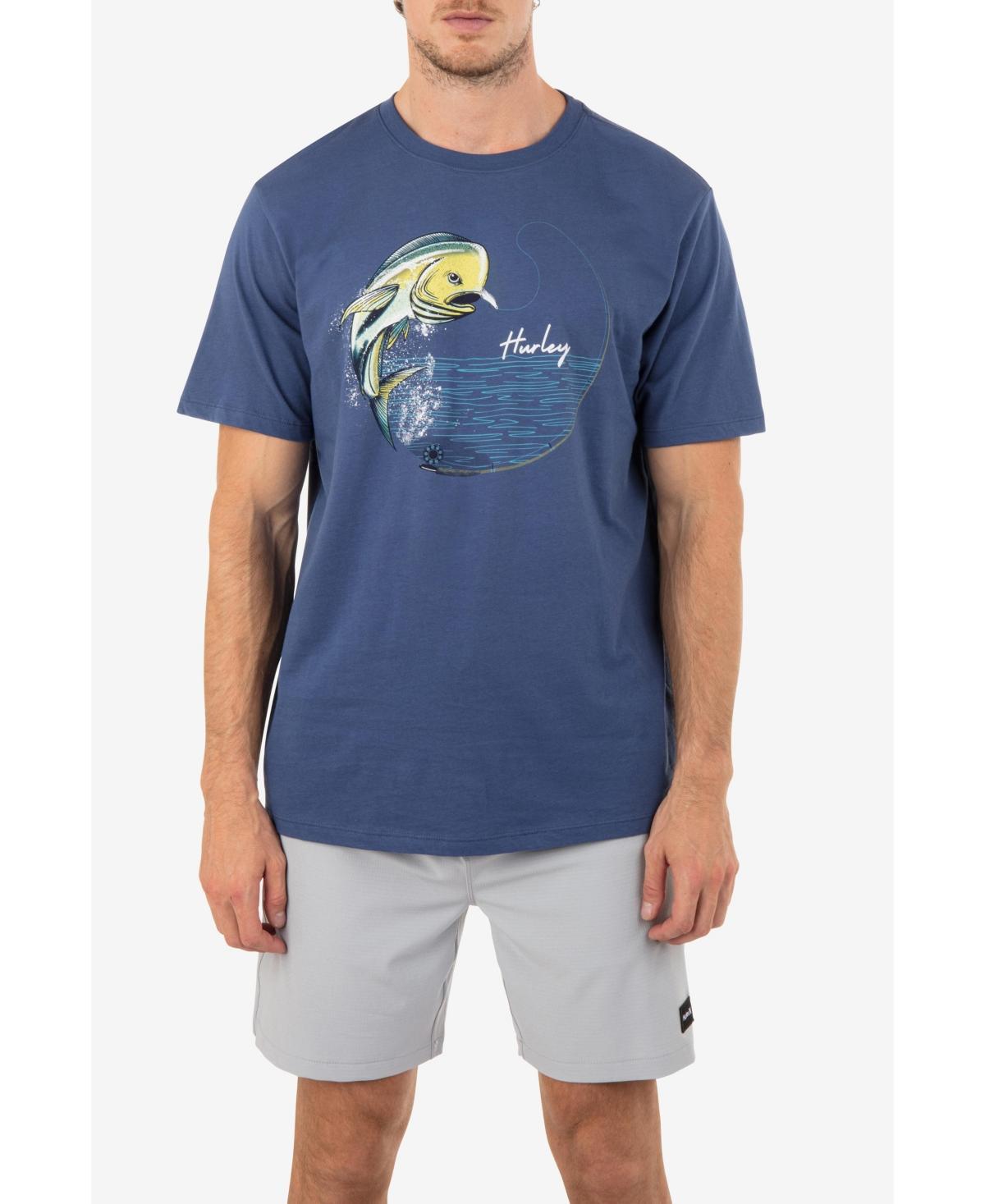 Hurley Mens Everyday Fish On Short Sleeves T-shirt Product Image