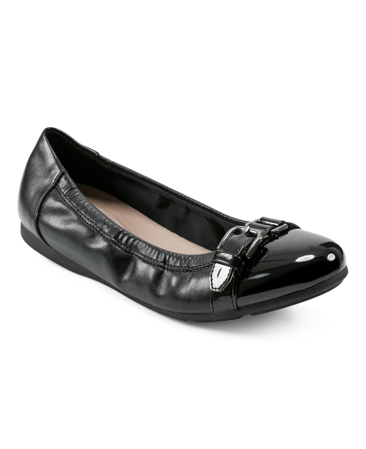 Easy Spirit Kenna Cap-Toe Ornament Womens Ballet Flats Product Image