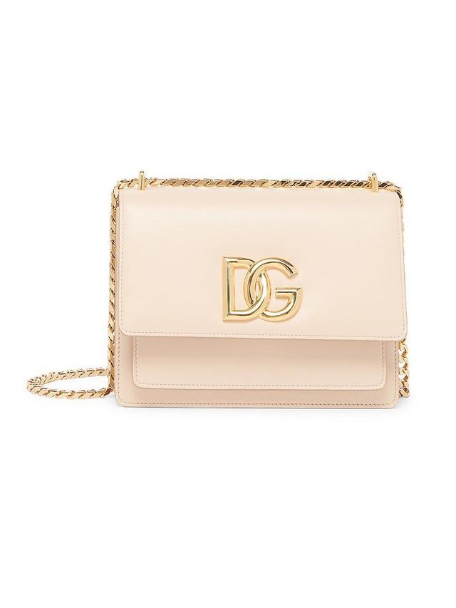 Dolce & Gabbana Logo Leather Shoulder Bag Product Image