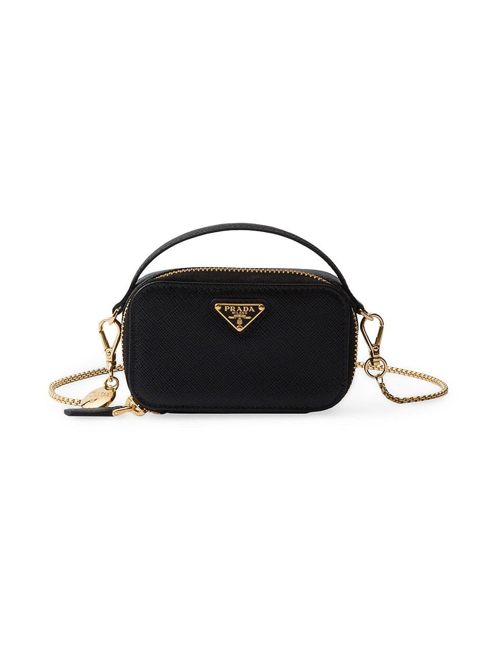 Womens Saffiano Leather Mini-Pouch Product Image