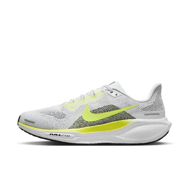 NIKE Men's Pegasus 41 Road Running Shoes In White/volt/black Product Image