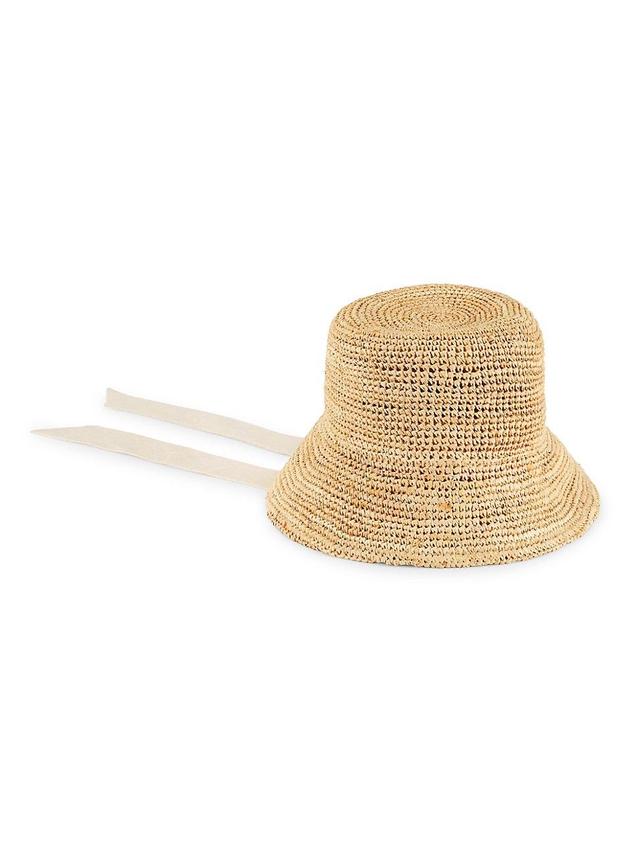 Womens The Inca Raffia Bucket Hat Product Image