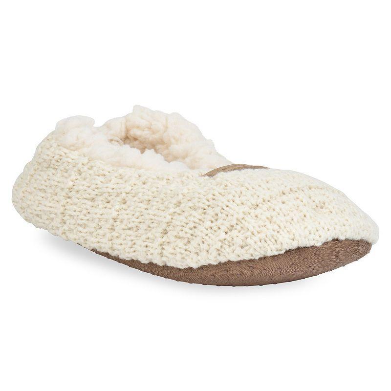 GaaHuu Textured Knit Womens Ballerina Slippers Product Image