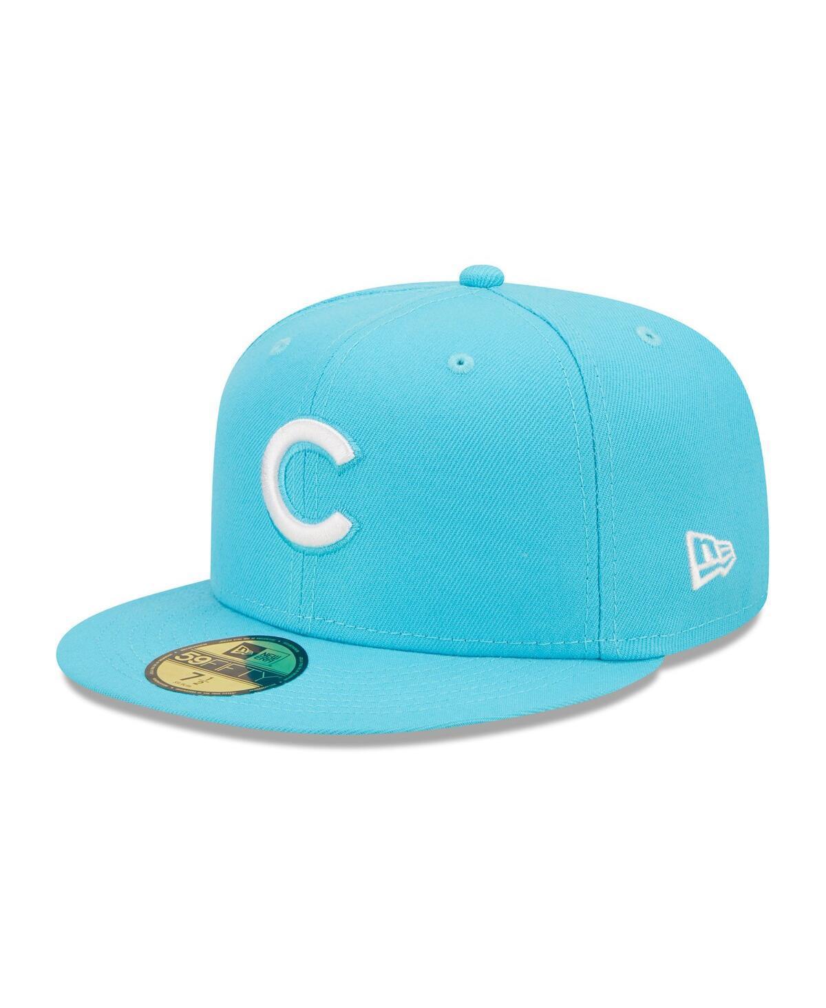 Mens New Era Chicago Cubs Vice Highlighter Logo 59FIFTY Fitted Hat Product Image