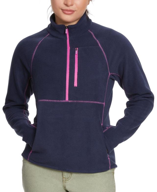 Bass Outdoor Womens Half-Zip Long-Sleeve Fleece Product Image