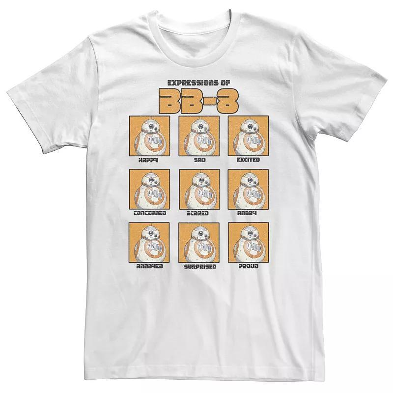 Big & Tall Star Wars The Expressions Of BB-8 Tee, Mens Product Image