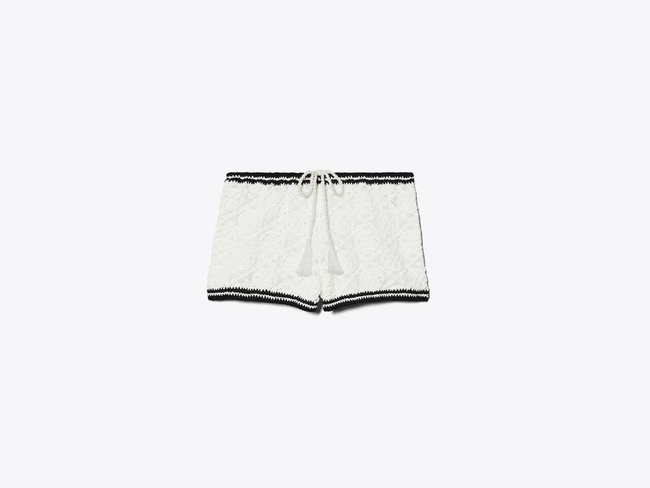 Pointelle Knitted Shorts Product Image