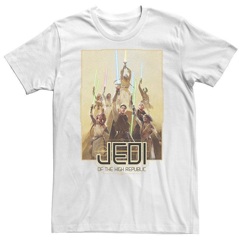 Big & Tall Star Wars Jedi Of The High Republic Group Shot Tee, Mens Product Image