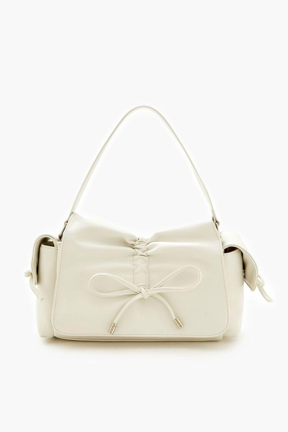 Ruched Bow Shoulder Bag | Forever 21 Product Image