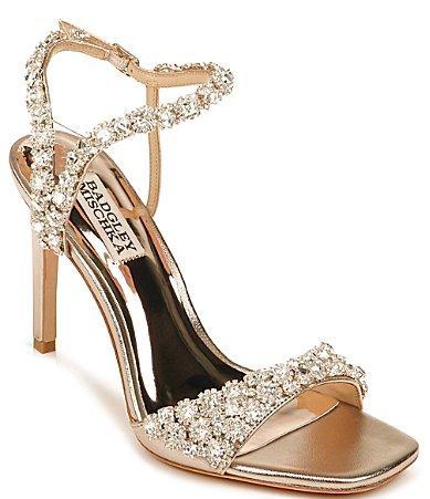 Badgley Mischka Galia (Champagne) Women's Shoes Product Image