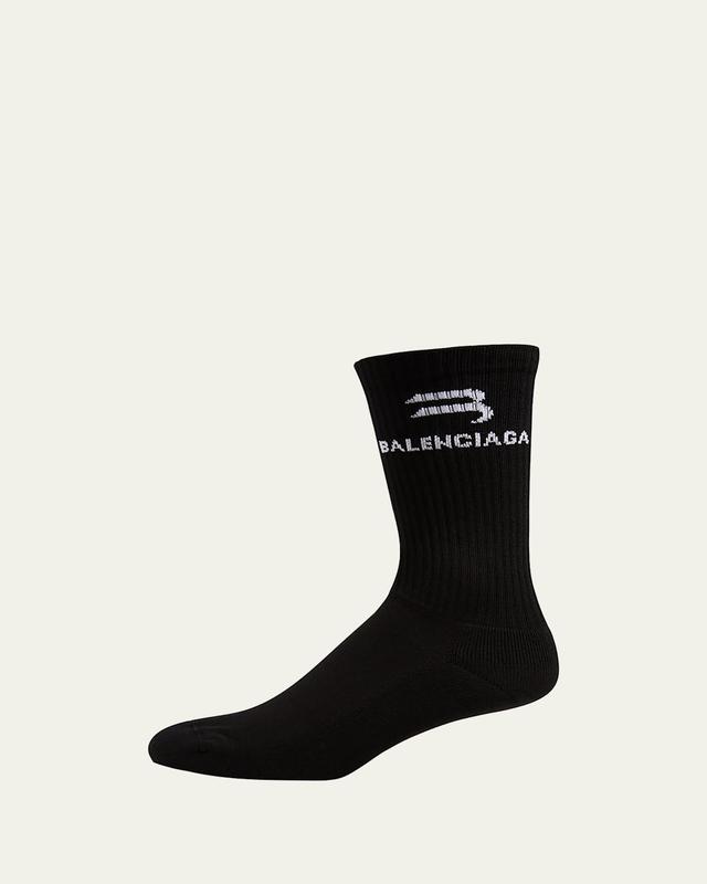 Balenciaga Sporty B Tennis Socks Product Image