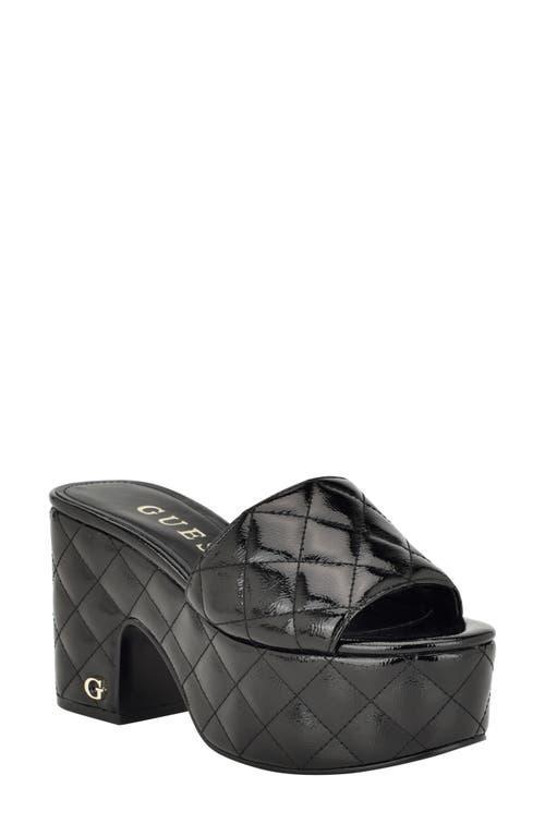 GUESS Yanni Platform Slide Sandal Product Image