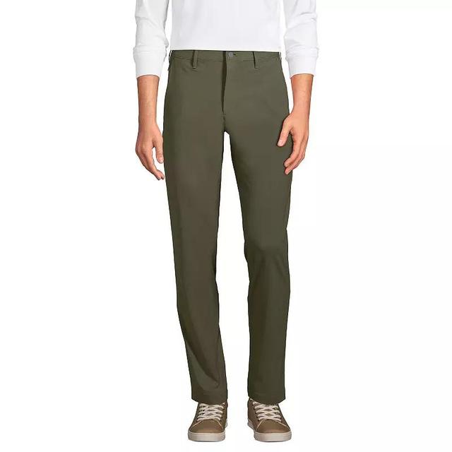 Mens Lands End Straight-Leg Flex Performance Chino Pants Radiant Blue Product Image