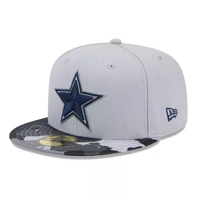 Mens New Era Gray Dallas Cowboys Active Camo 59FIFTY Fitted Hat Product Image