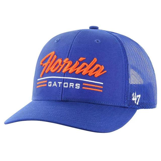 Mens 47 Royal Florida Gators Garner Trucker Adjustable Hat Product Image