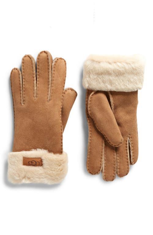 UGG(r) Genuine Shearling Turn Cuff Gloves Product Image