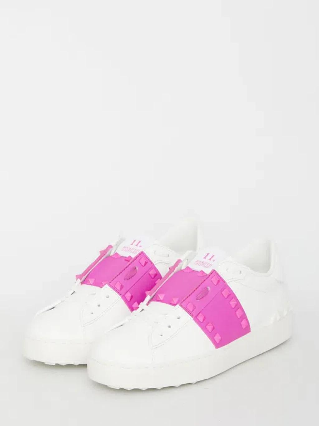 Rockstud Untitled Low-top Sneakers In White Product Image