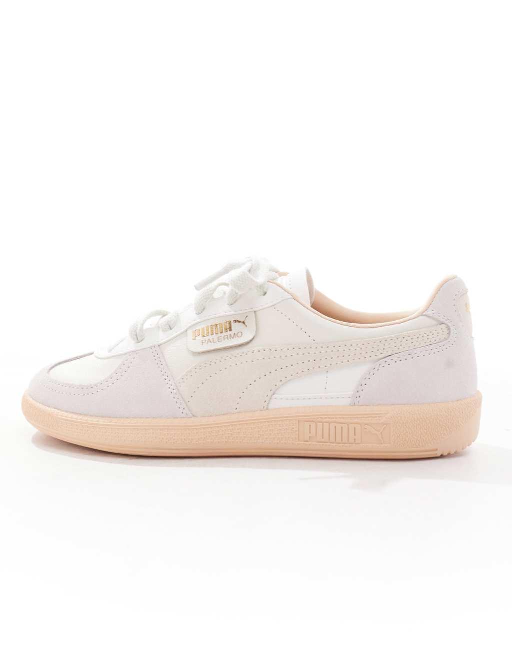 PUMA Palermo sneakers in off white Product Image