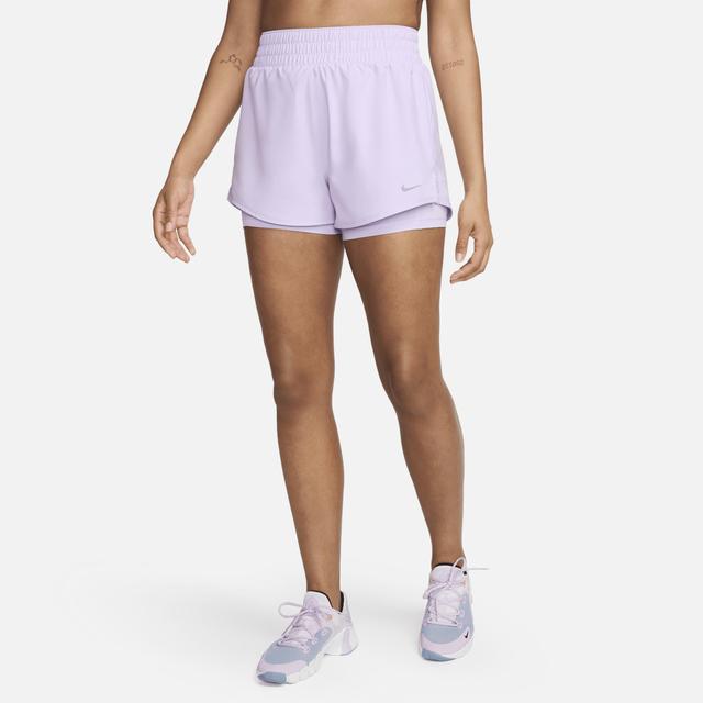 Nike Women's One Dri-FIT High-Waisted 3" 2-in-1 Shorts Product Image