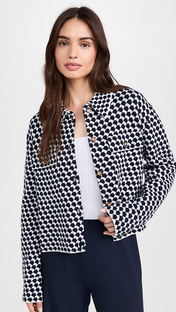 La Ligne Patterned Cropped Jane Jacket | Shopbop Product Image