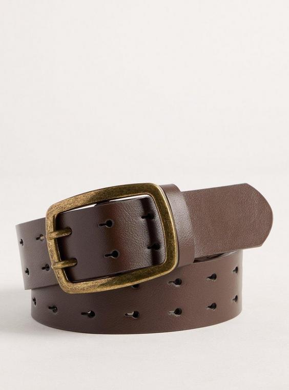 Perforated Denim Belt Product Image