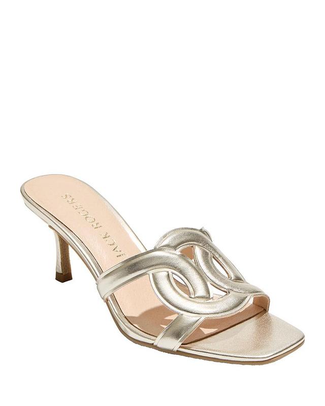 Jack Rogers Dobson Kitten Heel - Leather Women's Sandals Product Image