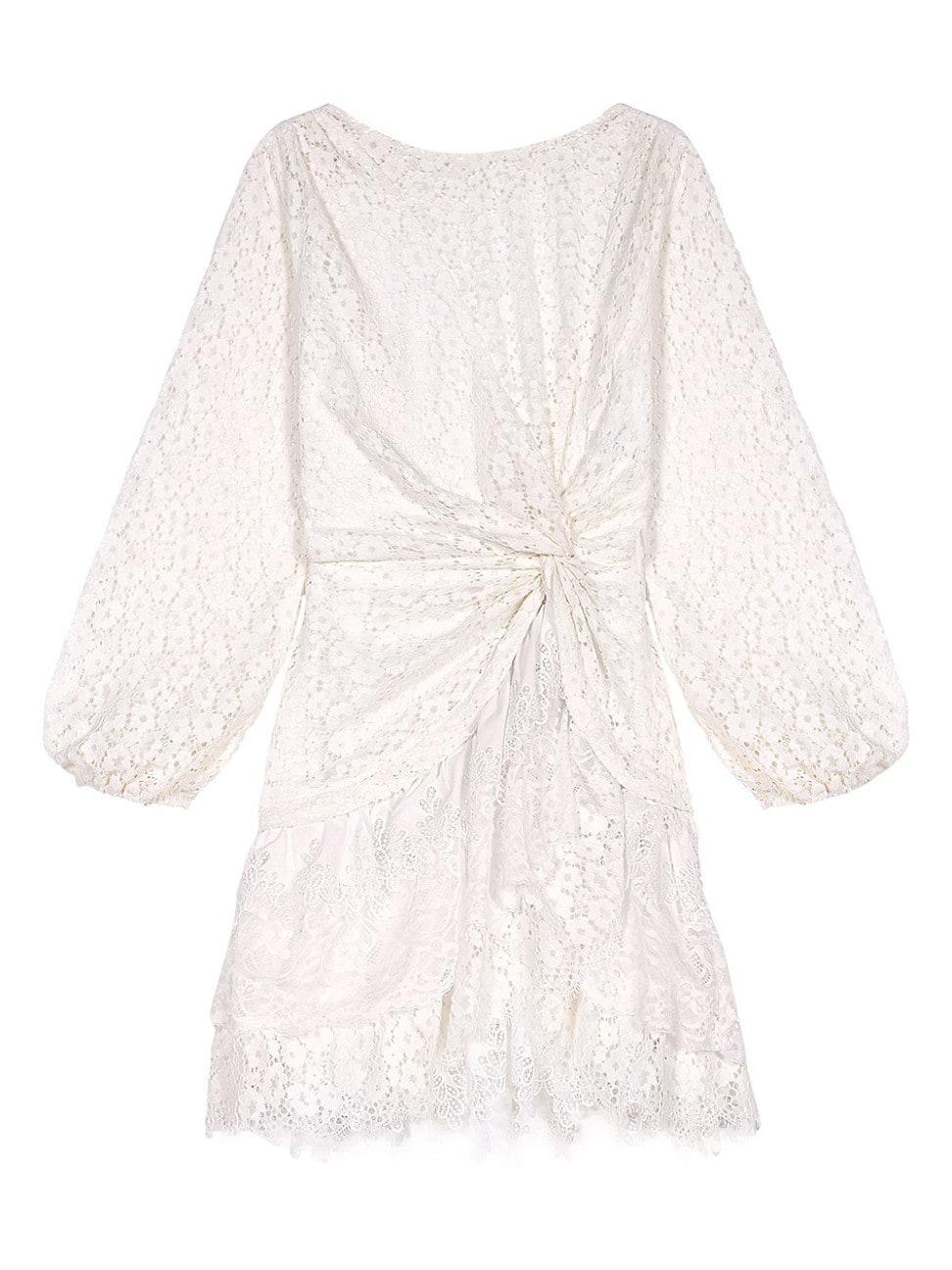 Womens Draped Lace Dress product image