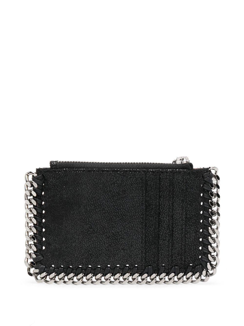 Falabella Zipped Cardholder In Black Product Image