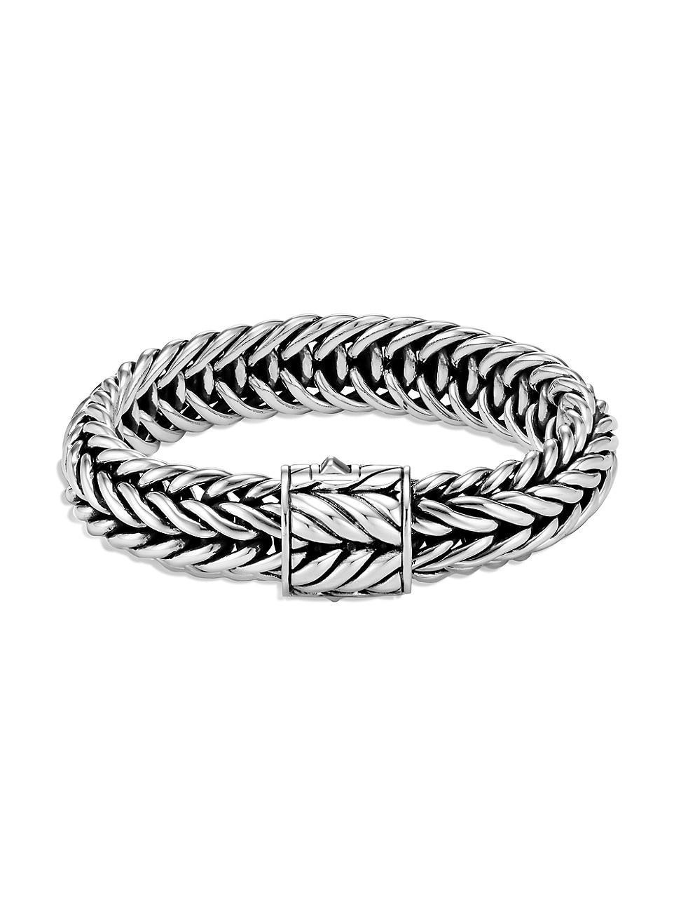 Mens Classic Chain Kami Silver Chain Bracelet Product Image