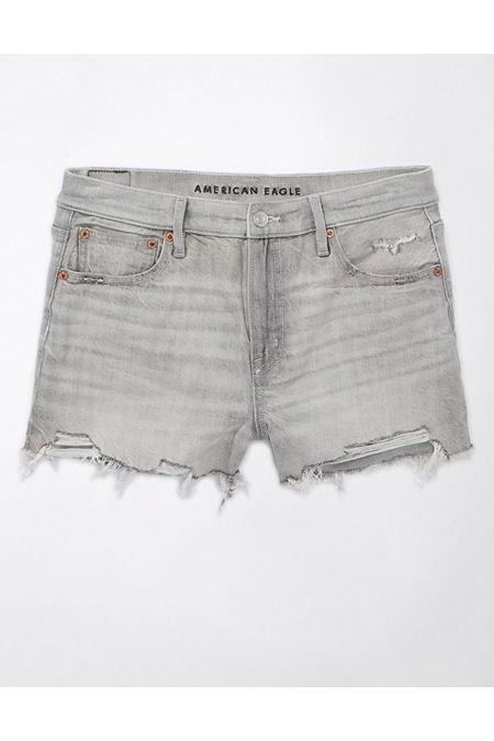 AE Strigid Super High-Waisted Relaxed Denim Short Women's product image