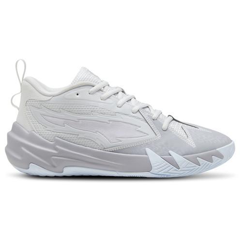 PUMA Mens Scoot Henderson PUMA Scoot Zeros Grey Frost - Mens Basketball Shoes Blue/Silver Mist/Grey Fog Product Image