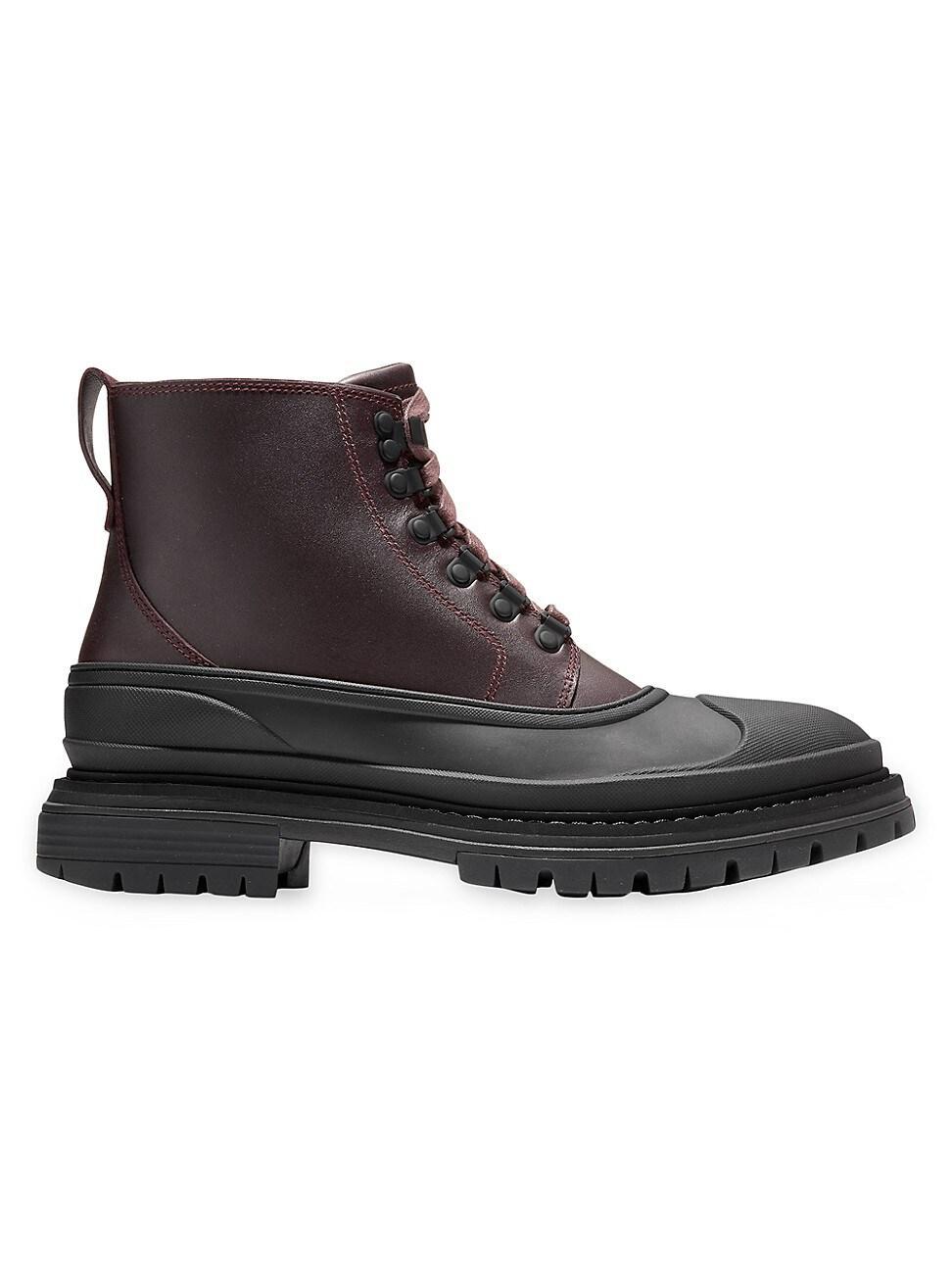 Mens Stratton Shroud Leather Lug-Sole Boots Product Image