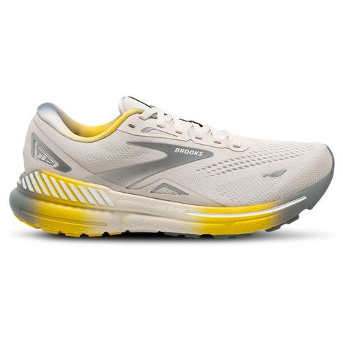 Brooks Mens Brooks Adrenaline GTS 23 - Mens Shoes Oyster/Ebony/Alloy Product Image