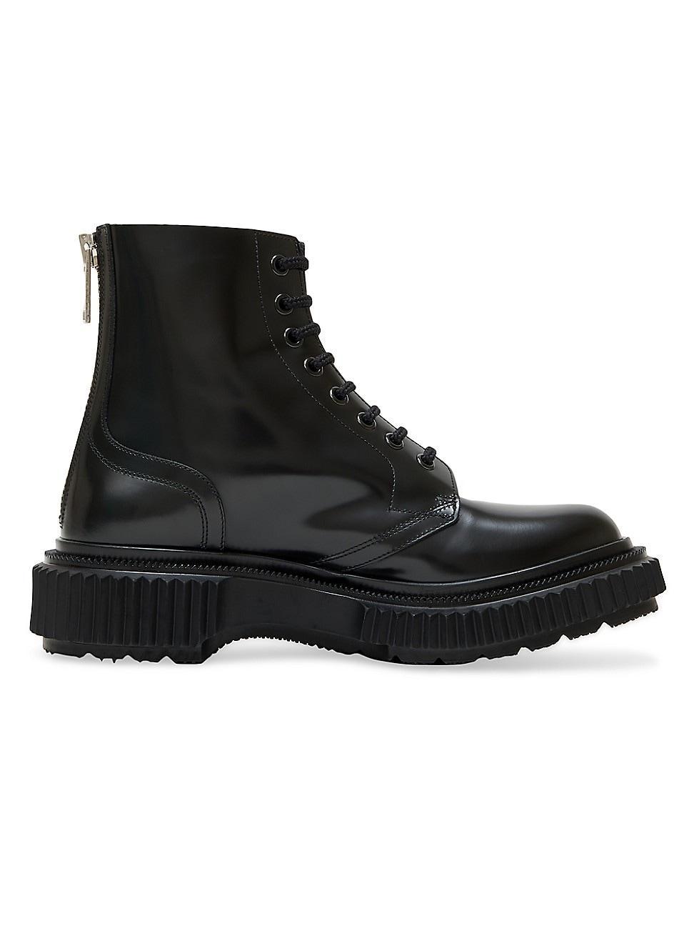 Mens Adieu x Undercover Leather Lug-Sole Combat Boots Product Image