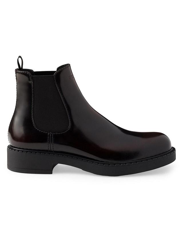 Mens Brushed Leather Chelsea Boots Product Image