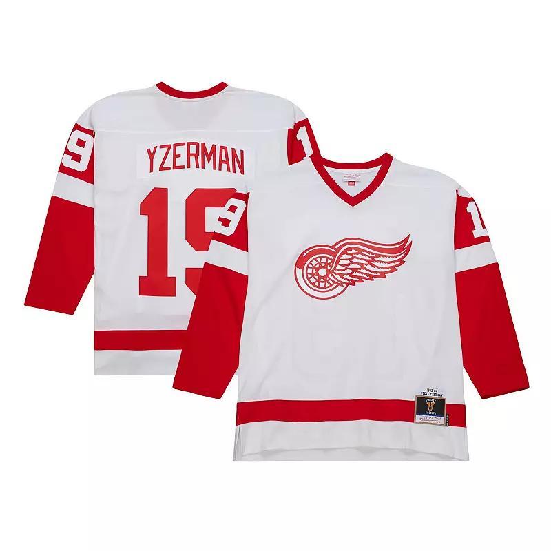 Mens Mitchell & Ness Steve Yzerman Detroit Red Wings 1983/84 Blue Line Player Jersey Product Image