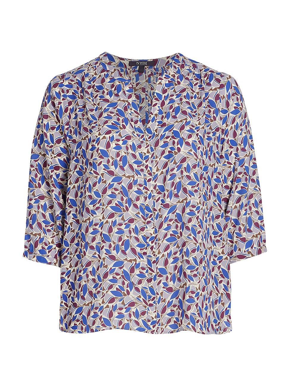 Womens Pintuck Petal Blouse Product Image